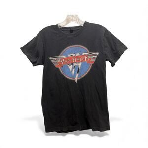 Van Halen Graphic Band Tee Black Distressed Rock T-Shirt